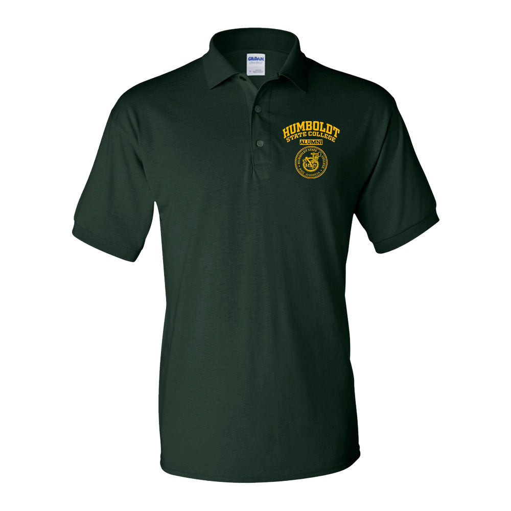 Humboldt State College Lumberjacks CA LG Alumni Polo