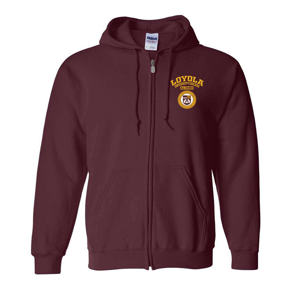 Loyola University Chicago IL LG Alumni Zip Hoodie
