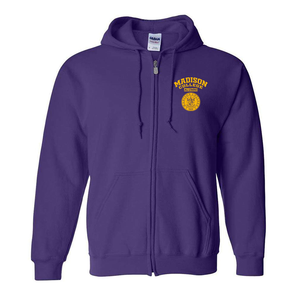 Madison College VA LG Alumni Zip Hoodie