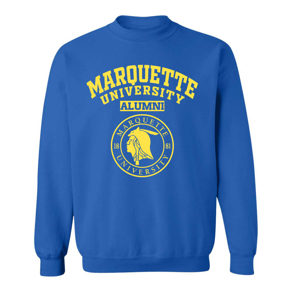 Marquette University Warriors WI LG Alumni Sweatshirt
