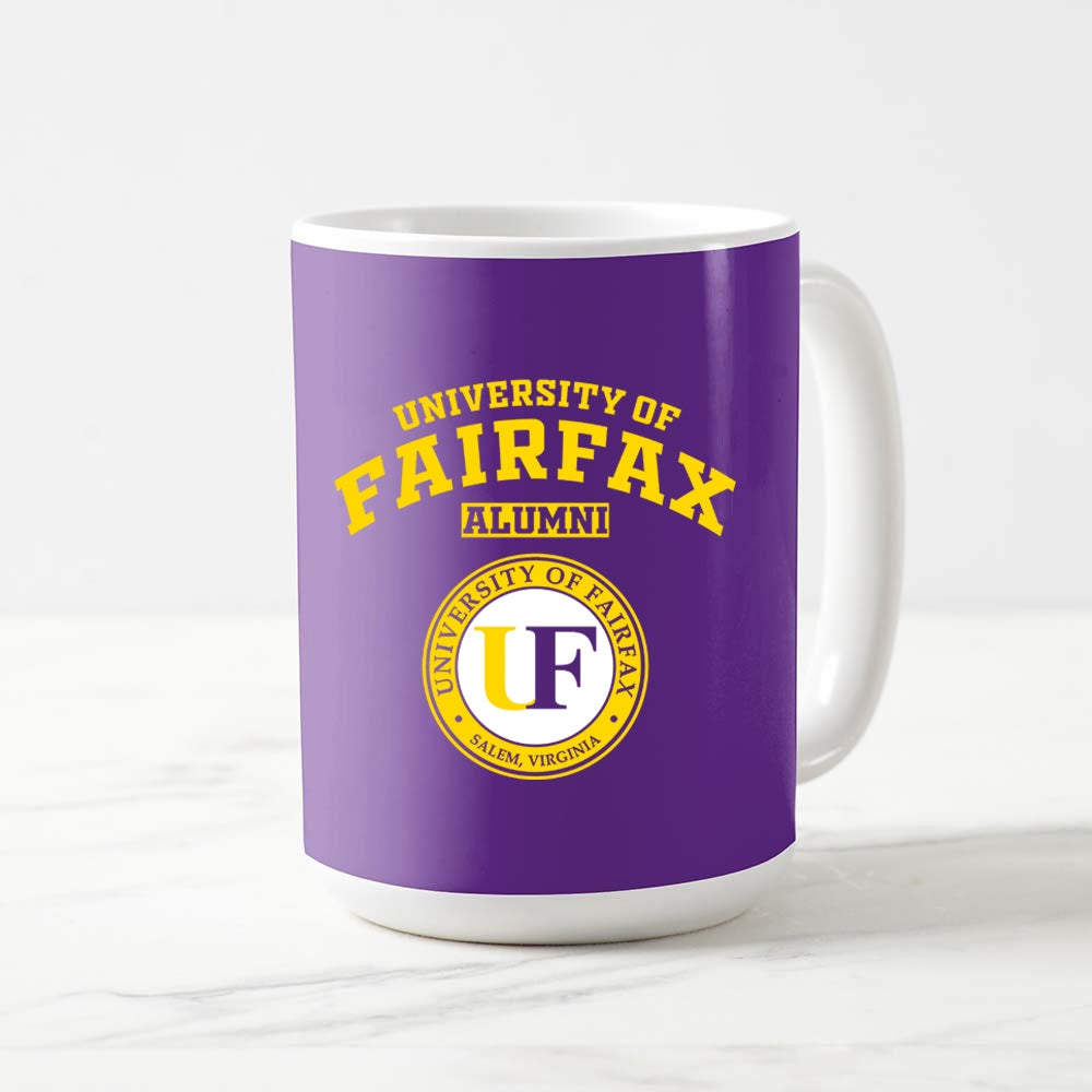University of Fairfax VA LG Alumni Mug