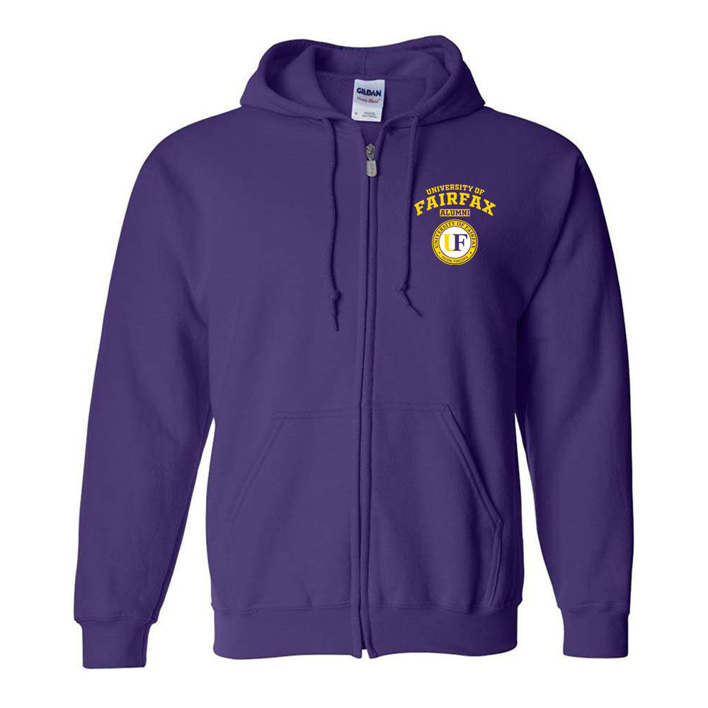 University of Fairfax VA LG Alumni Zip Hoodie