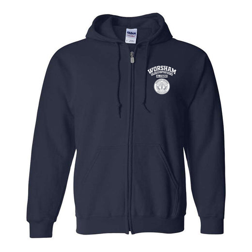 Worsham College Of Mortuary Science IL LG Alumni Zip Hoodie